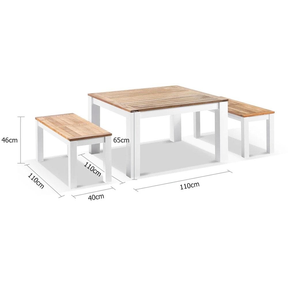 Luxury Outdoor Restaurant Furniture Durable Dining Table And Chair Set 