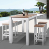 Modern Outdoor Garden Cafe Furniture High Bar Table And Stools
