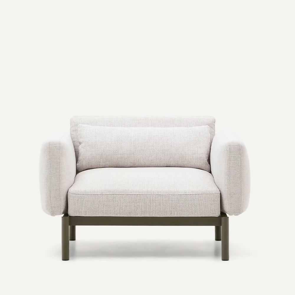 Outdoor Furniture Waterproof Fabric Aluminum Garden Sofa Sets