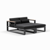 Aluminum Outdoor Furniture Patio Lounger Sunbed Double Chaise Lounge