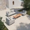 Patio Aluminum Sofa Set Outdoor Lounge Sofas Set