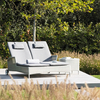 Simple Design Outdoor Aluminum Rattan Weaving Swimming Pool Sun Lounger
