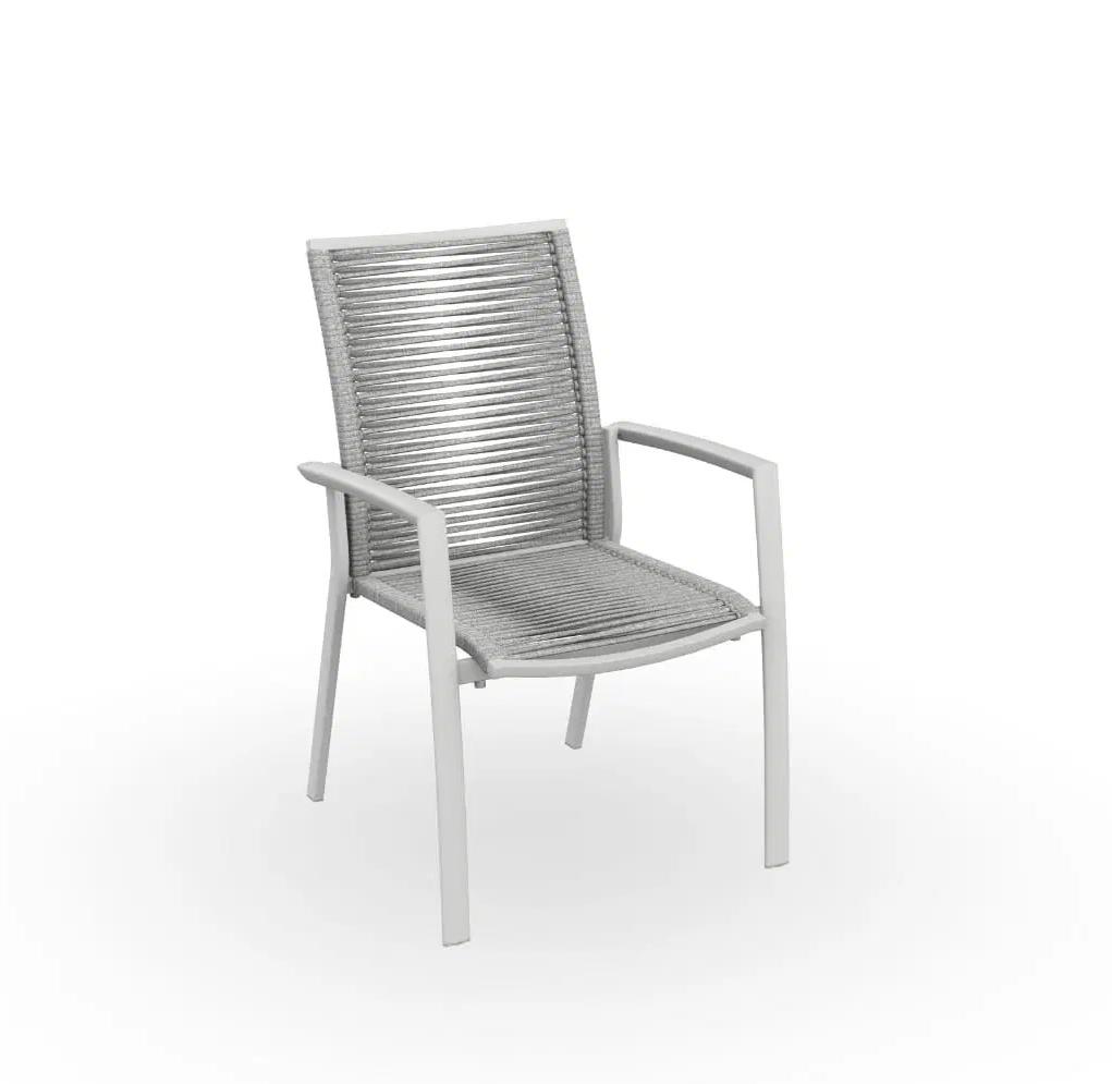 Luxury Garden Aluminum Dinning Rope Chair