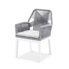 Synthetic Outdoor Furniture Rope Dining Table Set