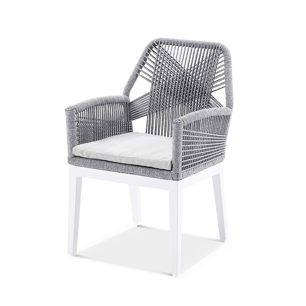 Synthetic Outdoor Furniture Rope Dining Table Set