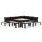 Resin Design Outdoor Furniture Rope Woven Garden Sofa 