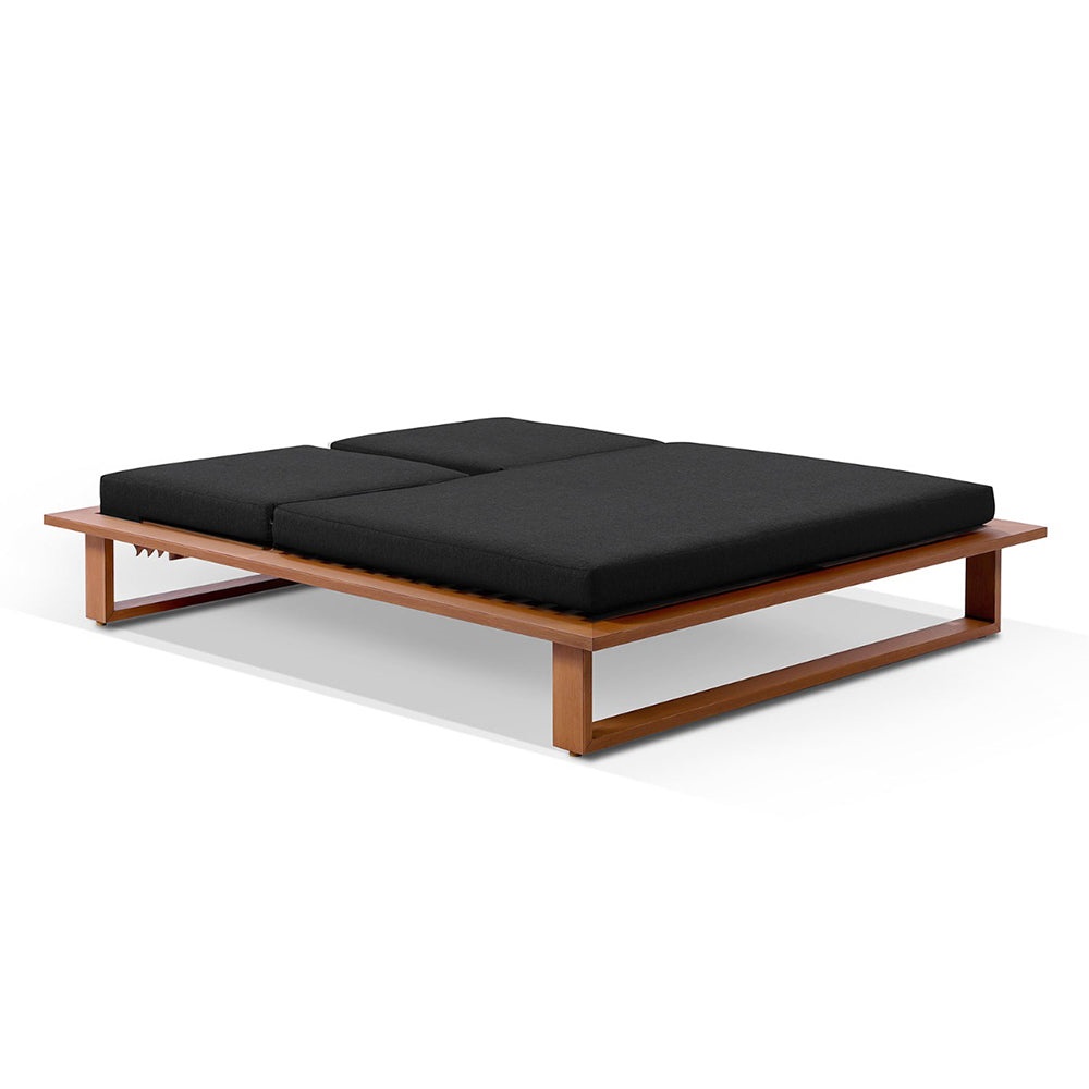 Elegant Design Teak Wood Beach Swimming Pool Sun Lounger