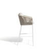 Luxury Outdoor Garden Bar Chairs Aluminum Bar Stools