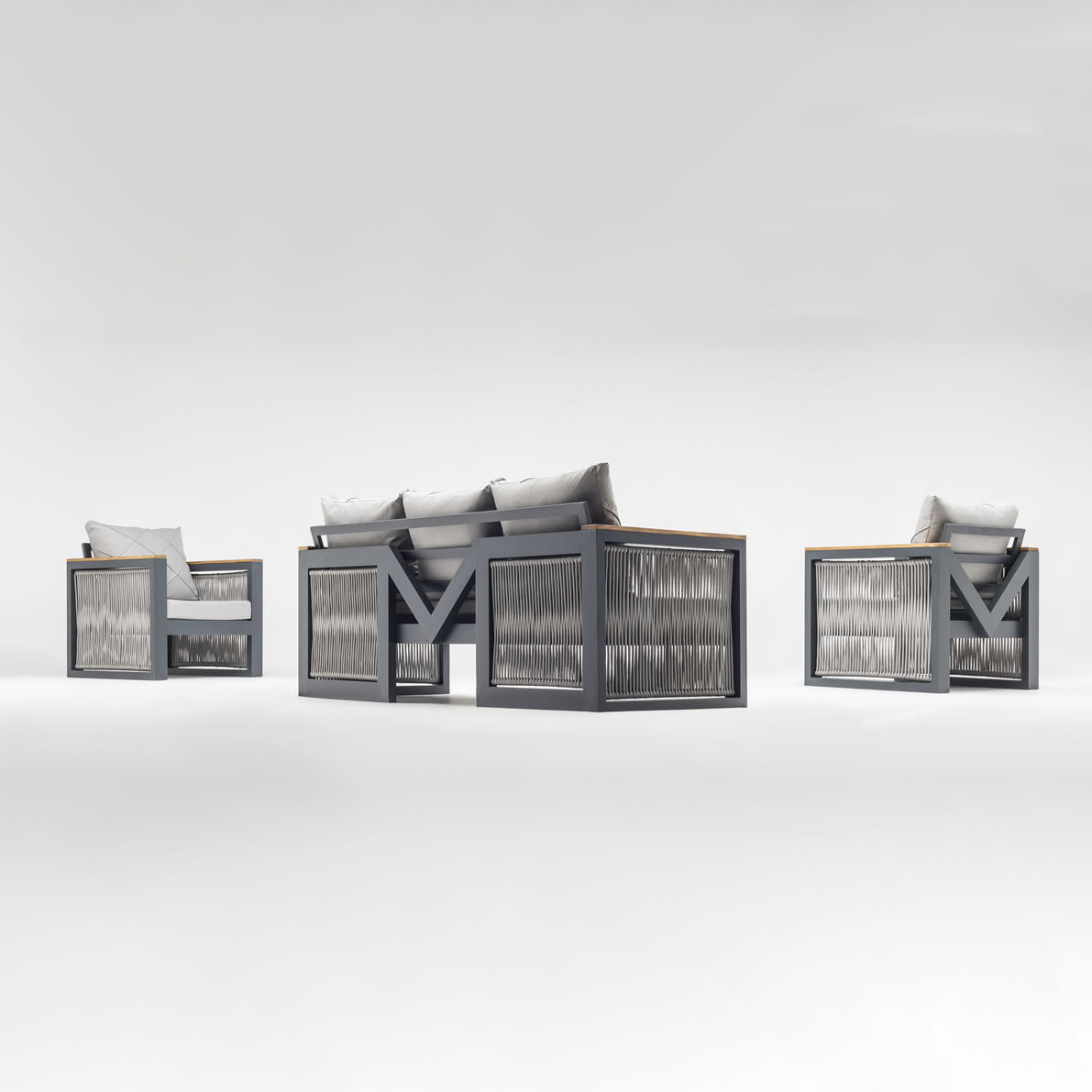 Modern Style Outdoor Sofas Hotel Furniture Patio Sofa Sets