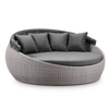 Outdoor Villa Daybed Leisure Wicker Rattan Sun Bed 
