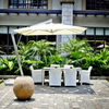 Elegant Outdoor Patio Furniture Restaurant Dining Table And Chair Set