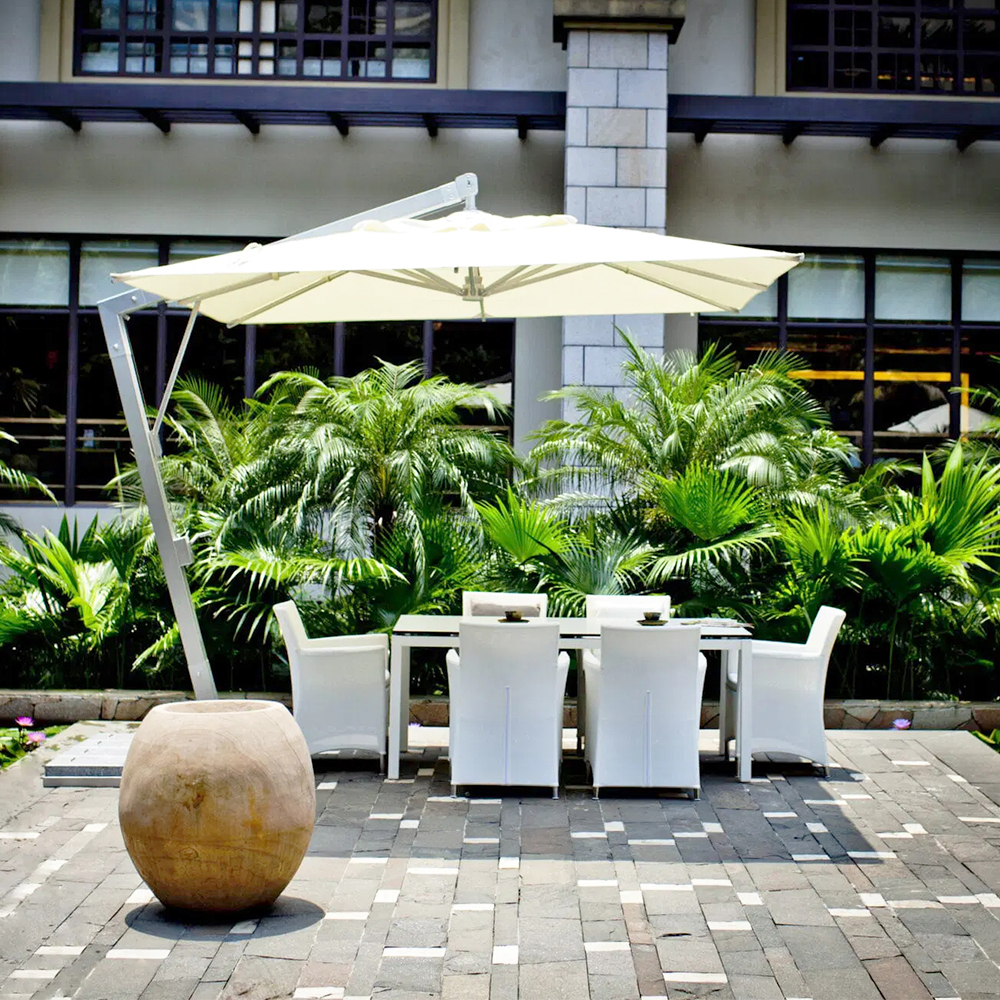 Elegant Outdoor Patio Furniture Restaurant Dining Table And Chair Set
