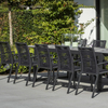 Luxury Garden Aluminum Dinning Rope Chair