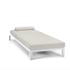 All Weather Outdoor Aluminum Swimming Pool Outdoor Sun Lounger with Arm