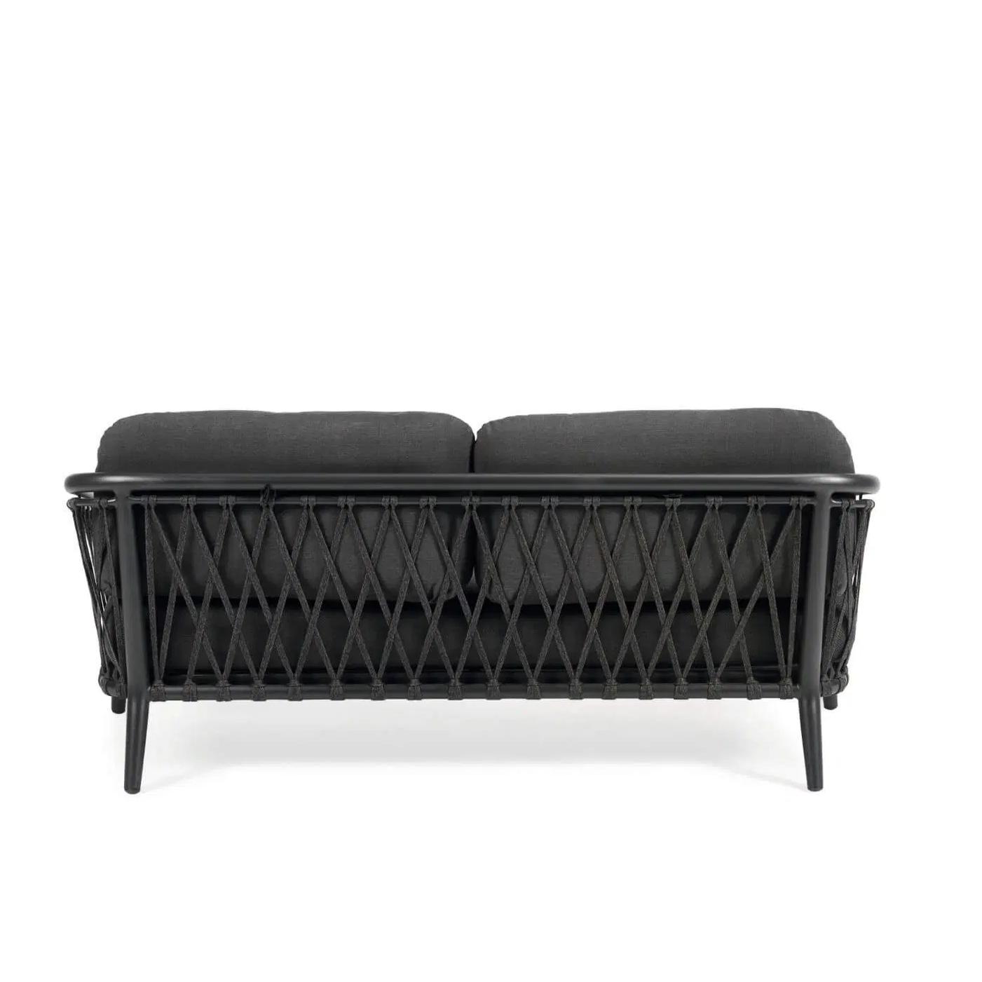 Comfortable Outdoor Aluminum Furniture Rope Weave Garden Lounge Sofa Set