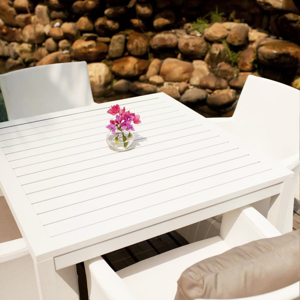 Elegant Outdoor Patio Furniture Restaurant Dining Table And Chair Set