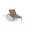 High Quality Patio Furniture Sunbed Teak Wood Sun Lounger with Cushion
