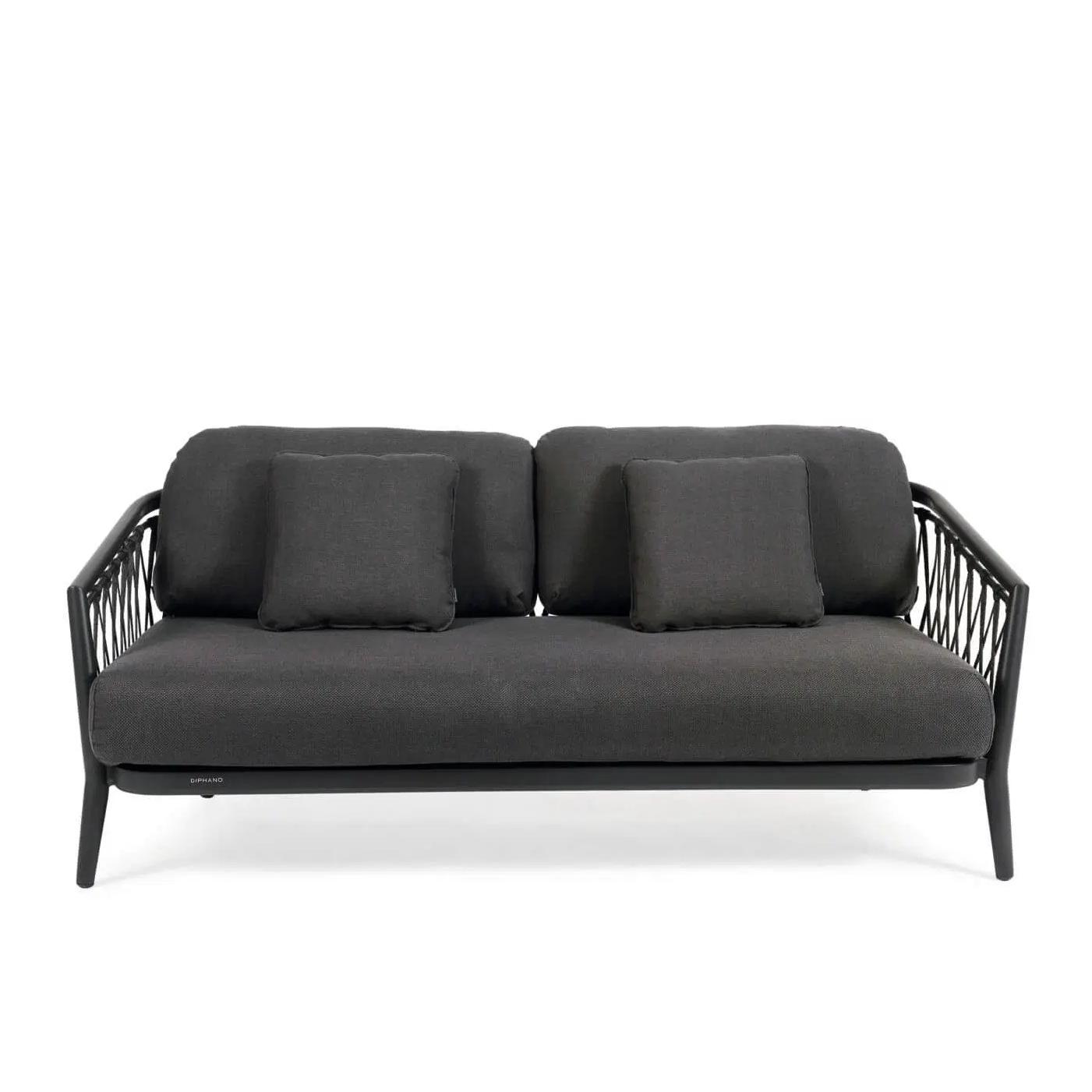 Comfortable Outdoor Aluminum Furniture Rope Weave Garden Lounge Sofa Set