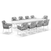 Synthetic Outdoor Furniture Rope Dining Table Set