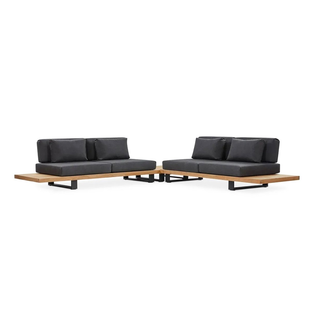Outdoor Patio Furniture Home Leisure L Shape Garden Sofas