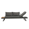 Garden Patio Furniture Sofa Set Aluminum L Shape Outdoor Garden Sofa Sets