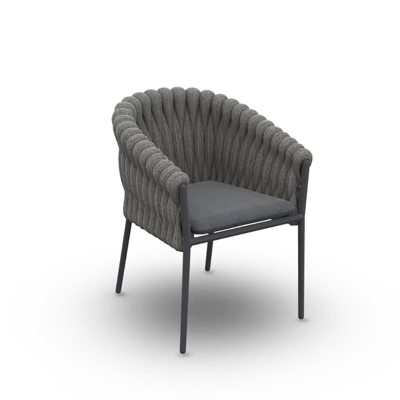 Elegant Outdoor Patio Furniture Rope Garden Dining Chair