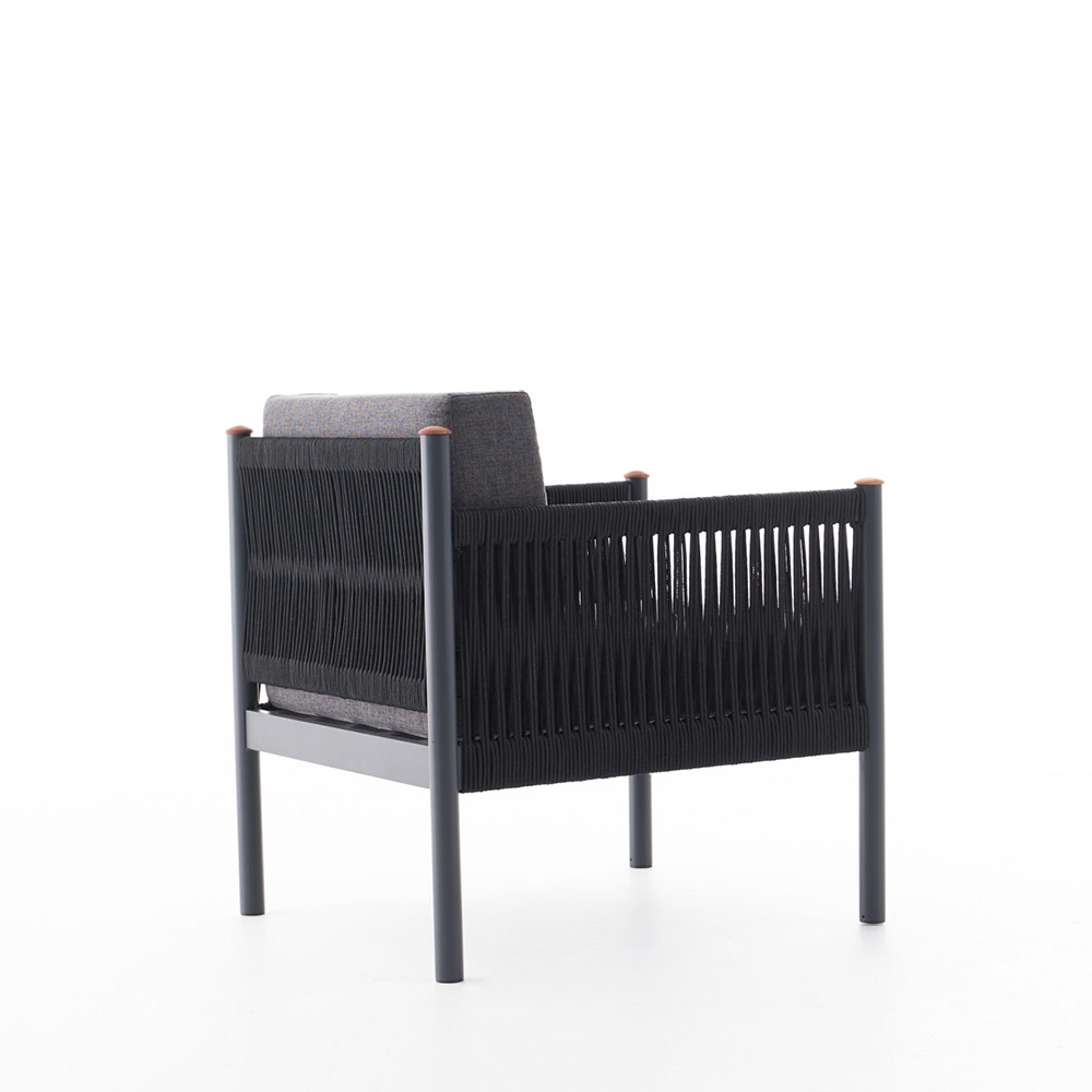 Outdoor Sofa Set Rope Waterproof Comfort Patio Furniture Garden Sofa