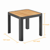 Patio Outdoor Sofa Waterproof Textilene Fabric Sofas Sets With Table