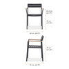 Modern Outdoor Lounge Furniture Aluminum Garden Chair