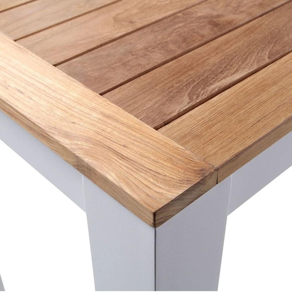 Popular Restaurant Patio Outdoor Furniture Aluminum Garden Table Set