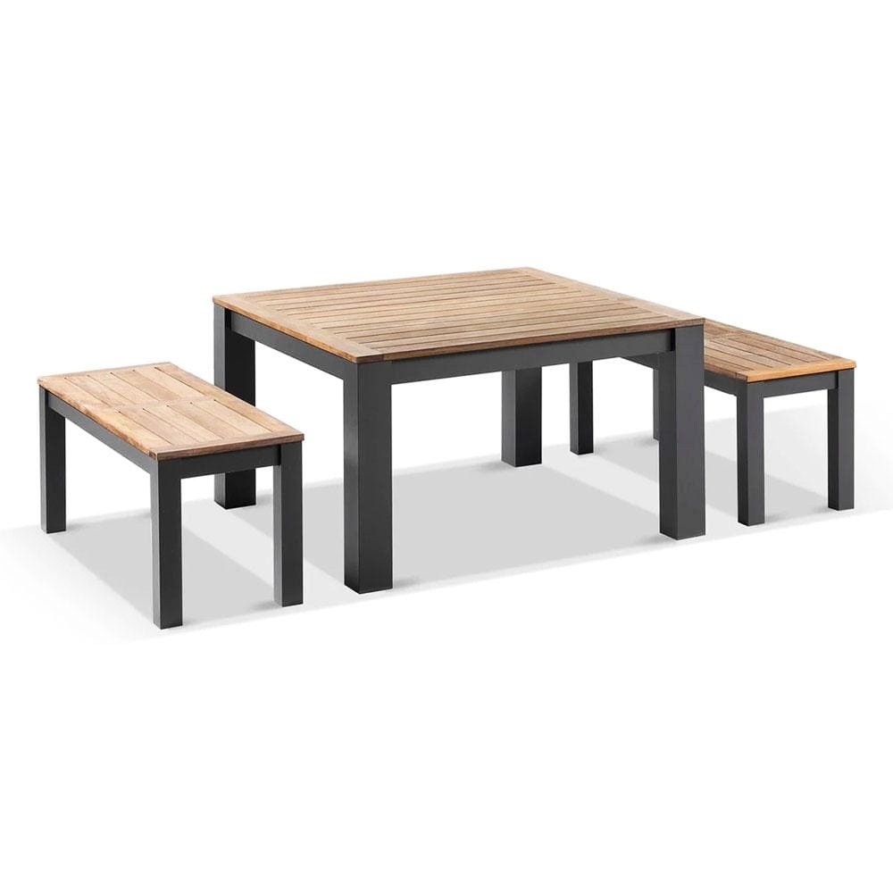 Luxury Outdoor Restaurant Furniture Durable Dining Table And Chair Set 