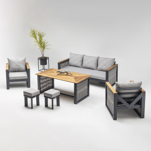 Modern Style Outdoor Sofas Hotel Furniture Patio Sofa Sets
