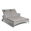 Simple Design Outdoor Aluminum Rattan Weaving Swimming Pool Sun Lounger
