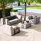Modern Garden Furniture Leisure Lounge Outdoor Aluminum Sofa Set