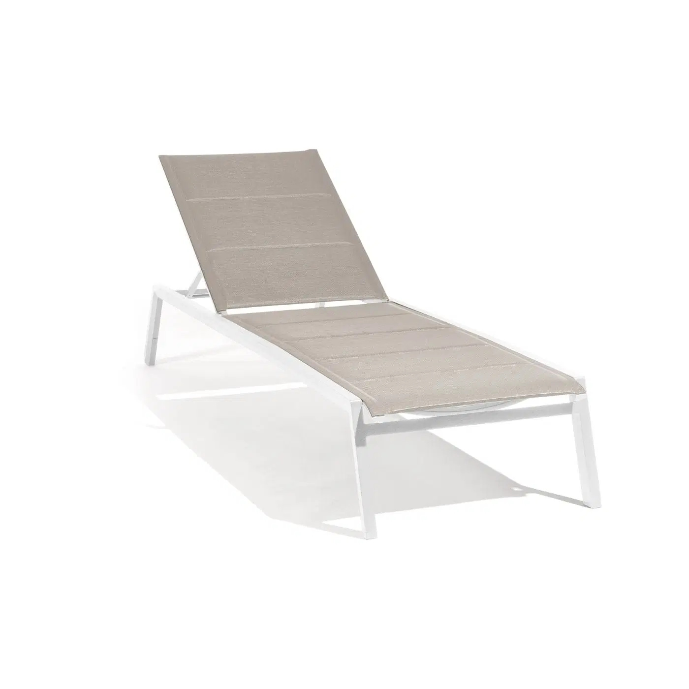 Modern Luxury Aluminum Adjustable Sun Lounger for Pool Side