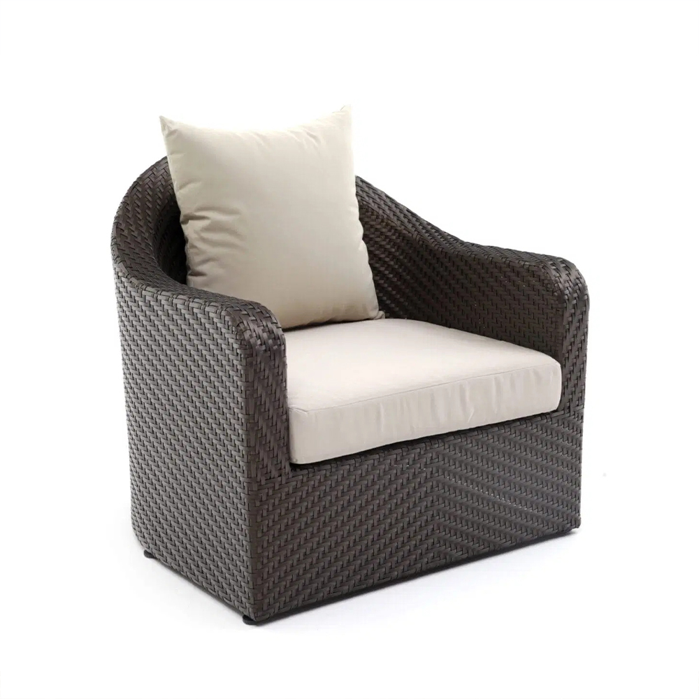 Weatherproof Wicker Aluminum Patio Rattan Garden Outdoor Sofa Set