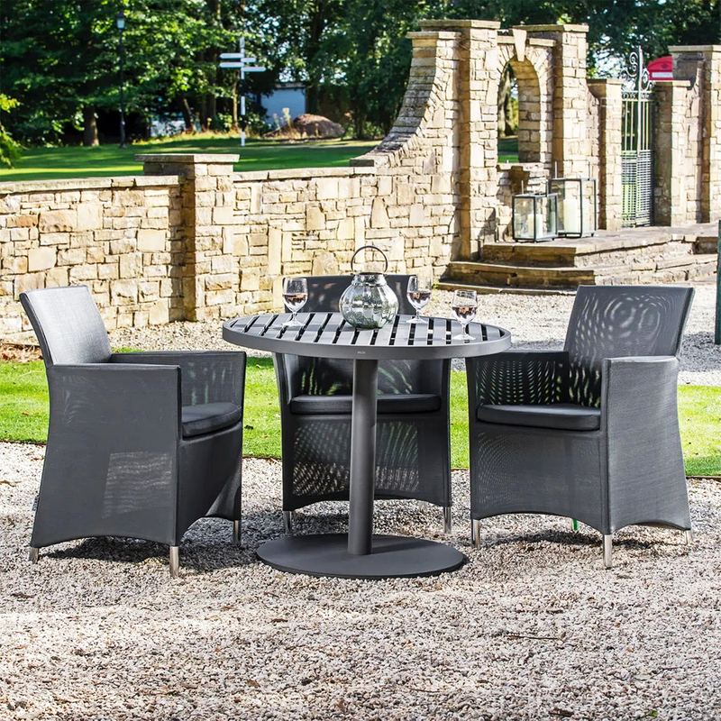 Elegant Outdoor Patio Furniture Restaurant Dining Table And Chair Set