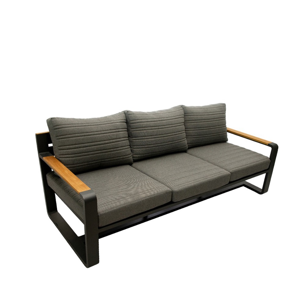 Hotel Villa Patio L Shape Sofa Lounge Leisure Customized Wooden Modular Sofa Sets