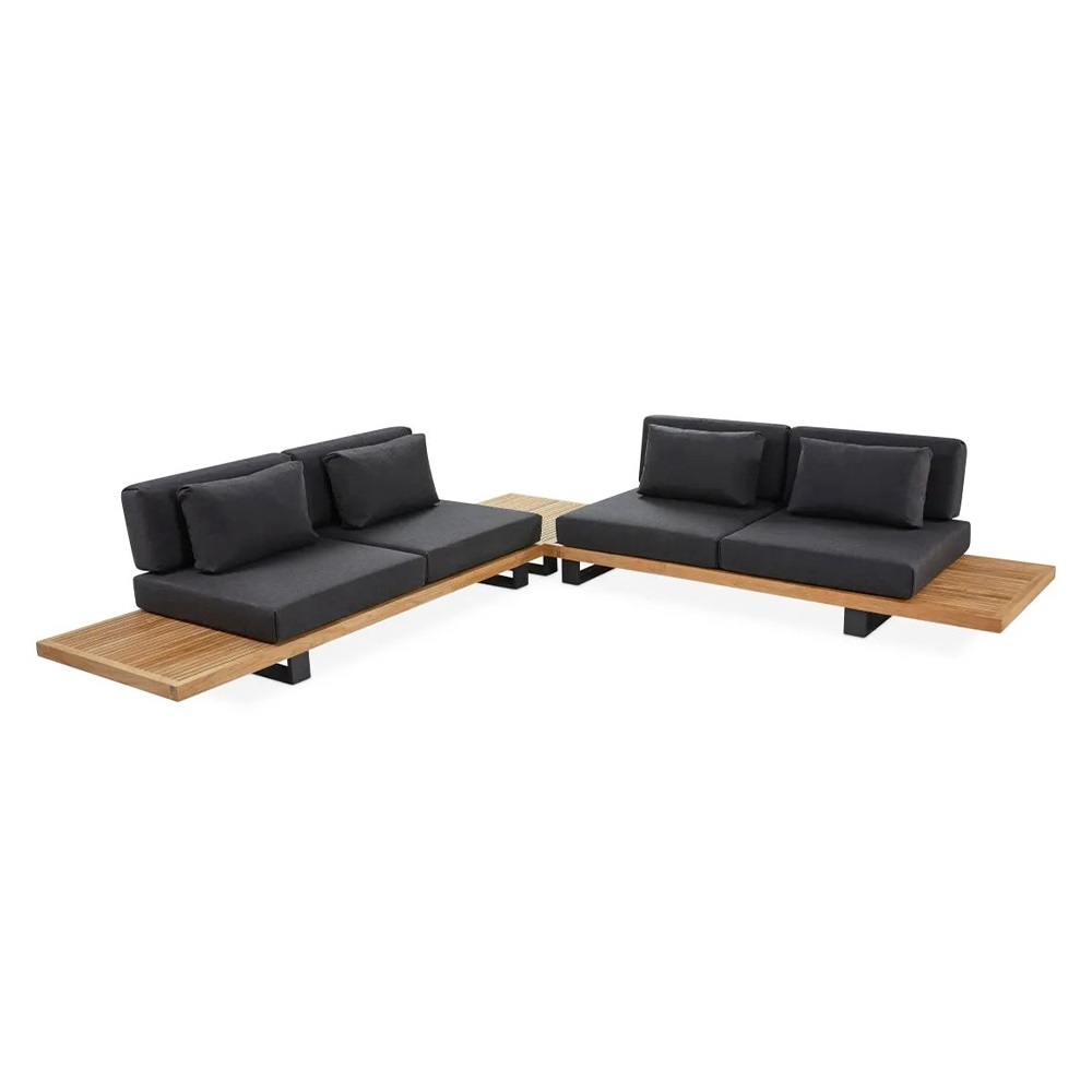 Outdoor Patio Furniture Home Leisure L Shape Garden Sofas