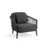 Comfortable Outdoor Aluminum Furniture Rope Weave Garden Lounge Sofa Set
