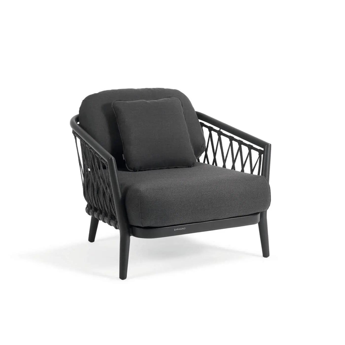 Comfortable Outdoor Aluminum Furniture Rope Weave Garden Lounge Sofa Set