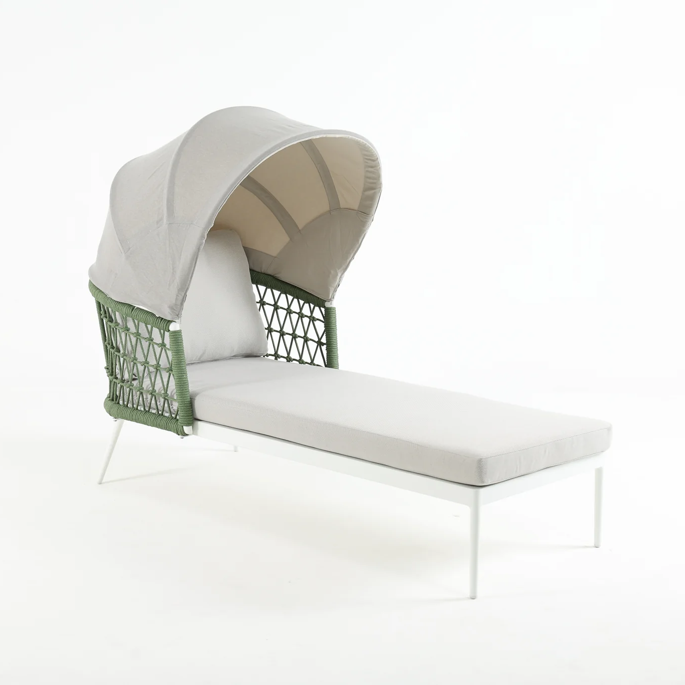 Luxury Design Outdoor Rope Weaving Swimming Pool Sun Lounger from China ...