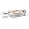 Popular Restaurant Patio Outdoor Furniture Aluminum Garden Table Set