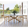Popular Restaurant Dinning Table Set with Rope Weaving