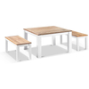 Luxury Outdoor Restaurant Furniture Durable Dining Table And Chair Set 