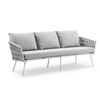 Hot Sale Outdoor 3+2+1 Rope Lounge sofa with Coffee Table Set 