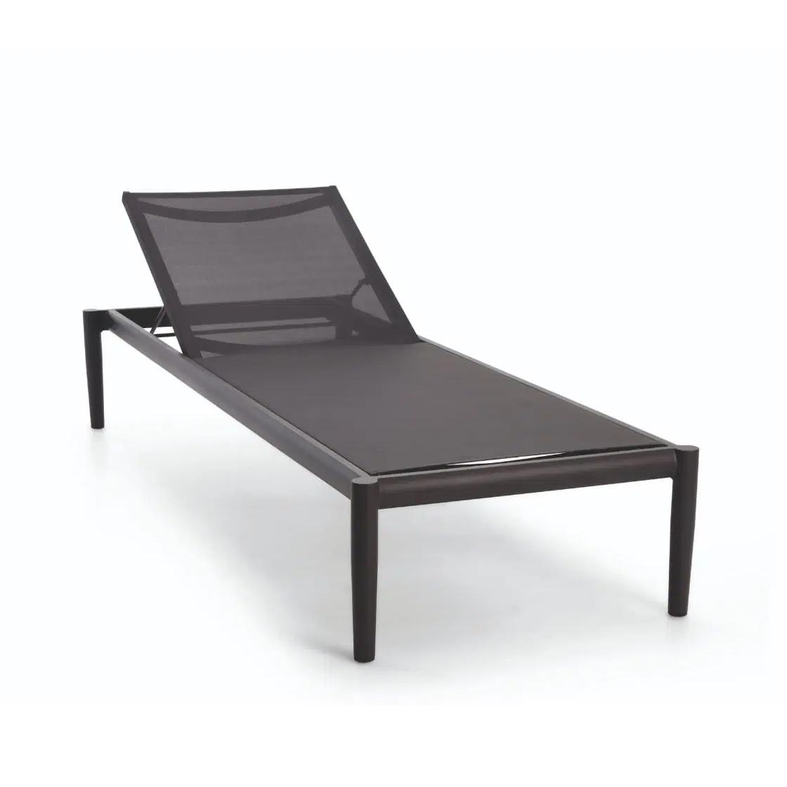 Elegant Style Outdoor Aluminum Beach Waterproof Sun Lounger
