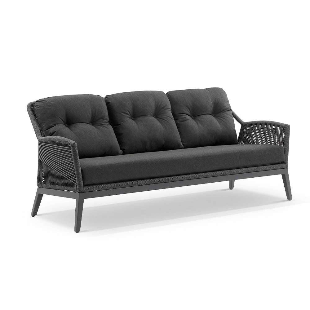 New Modern Outdoor Garden Rope Woven Lounge Sofa 