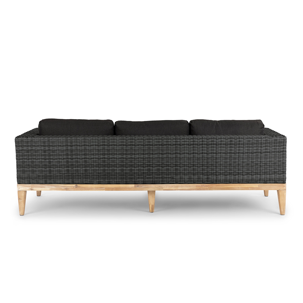 Durable Outdoor Aluminum Furniture Sectional Rope Weaving Garden Sofa Set