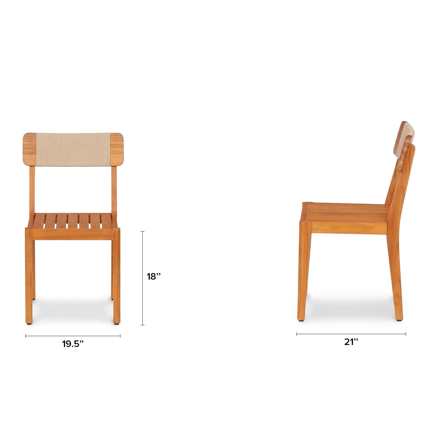 All-weather PE Wicker Garden Dinning Chair